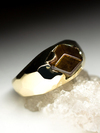 Fire Garnet gold ring