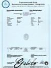 Silberohrringe mit einem Anhänger mit MSU-Zertifikat