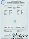 Aquamarin Kreis 4mm Facette 0,22 Karat mit MSU-Zertifikat