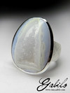 Großer Ring mit Saphir Achat in Silber