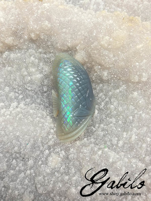 Opal Fish carving 11.60 ct