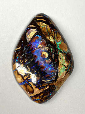Colorful boulder koroit opal 81.60 carats