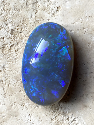 Reserved: Blue Australian opal 53.75 ct