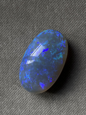 Blue Australian opal 53.75 ct