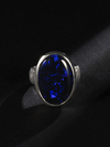 Black Australian Opal ring