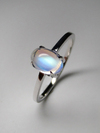 Moonstone gold ring with gem report