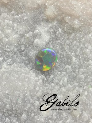 Black opal 1.71 ct with Gem Testing Report