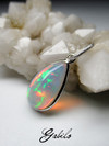 Ethiopian opal silver pendant 