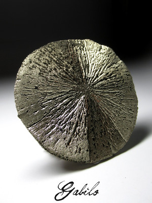 Collection sample Pyrite disk 630.90 carat 