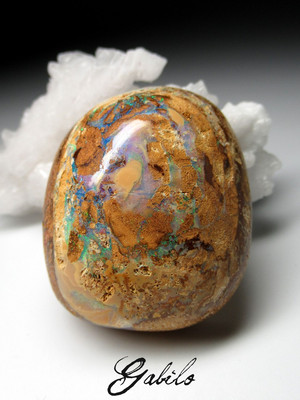 Big boulder opal mineral specimen 