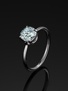 Anthracite - Grey Diamond 18K white gold ring