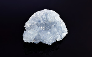 Celestin-Cluster von Kristallen