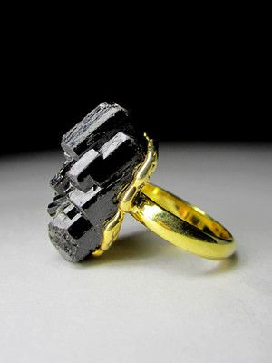 Ring mit vergoldeter Vergoldung