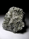 Rock crystal with pyrite collectible specimen