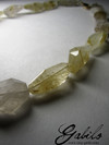 Rutilated quartz beads