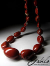 Halskette aus rotem Jaspis