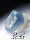 Ring aus blauem Quarz