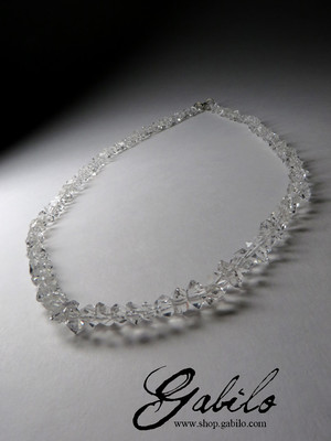 Perlen aus Bergkristall Herkimer Diamond