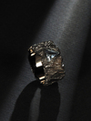 Aquamarine gold ring with gem report MSU
