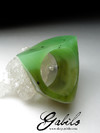 Einteiliger Ring aus zweifarbiger Jade