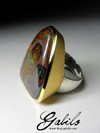 Großer Ring mit australischem Opal