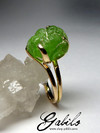 Gold ring with peridot