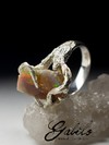 Silberring mit äthiopischem Opal
