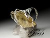 White gold ring with rutilated quartz
