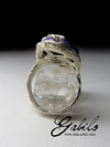 Ring mit Charoit in Silber