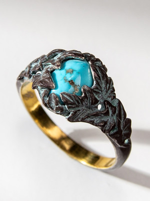  Turquoise silver ring