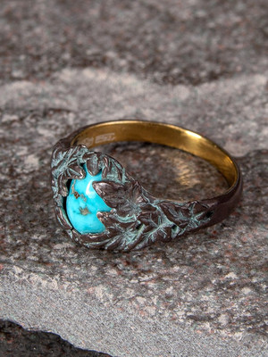  Turquoise silver ring