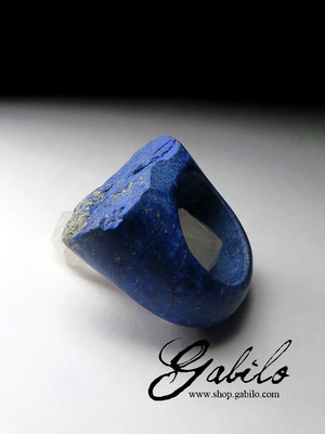 Einteiliger Lapislazuli-Ring