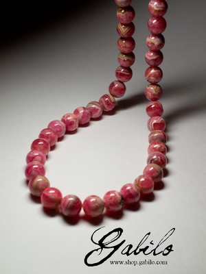 Perlen aus Rhodochrosit