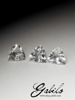 Bergkristall-Set 3.30 Karat mit Zertifikat