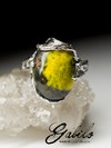 Silver ring with jasper