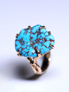 Turquoise Yellow Gold Ring