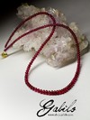 Spinel beads necklace