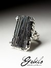 Silver ring with sherl