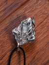 Silver pendant with amazonite