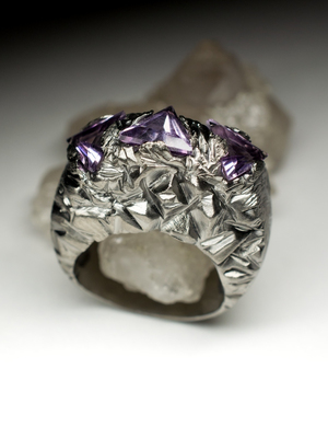 Amethyst Silver Ring
