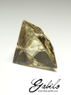 Citrine fantasy triangle cut 35.40 carats