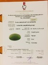 Silberring mit Jade mit Zertifikat