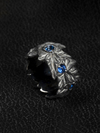 Blue Sapphire Ivy ring