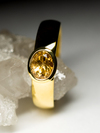 Goldener Ring mit Topas Imperial